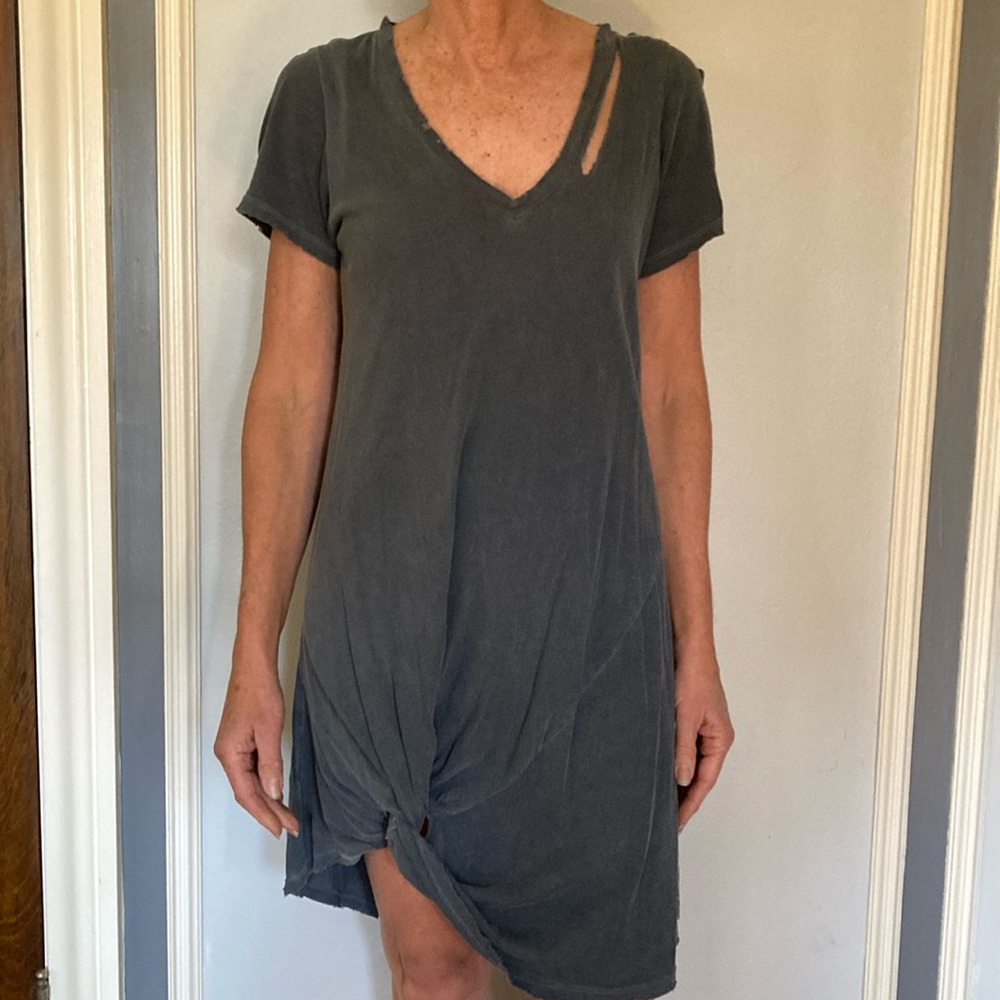 Philanthropy grey jersey dress size small